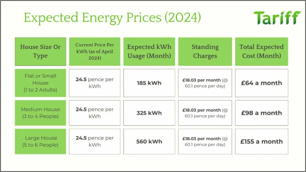 Energy prices 2024