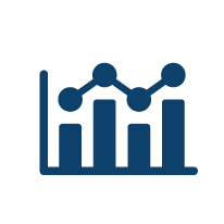 An icon of a business data document, representing a comprehensive water usage and efficiency report