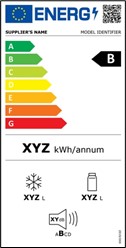 Gas boiler sticker